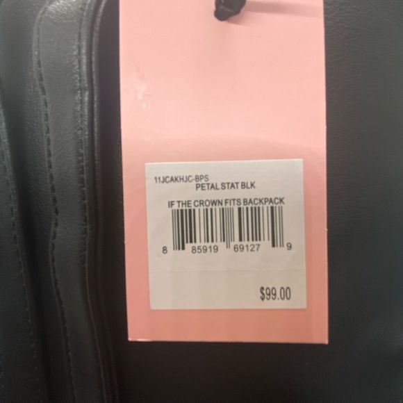 Juicy Couture monogram allover Logo mini backpack